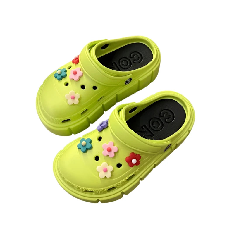 Platform Slippers Summer Women's Sandals 6cm Wedges Ladies Outdoor Clogs Thick Street Beach Slides Girls Flip Flops Garden Shoes