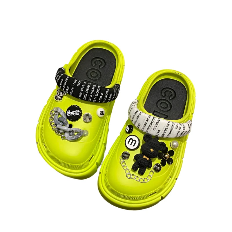 Platform Slippers Summer Women's Sandals 6cm Wedges Ladies Outdoor Clogs Thick Street Beach Slides Girls Flip Flops Garden Shoes