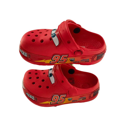 High Quality Lightninged Mcqueens Cartoon Solid Waterproof Outdoor Sandals Breathable EVA
