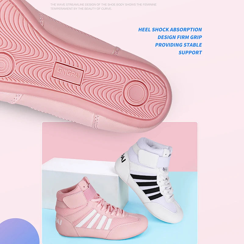 GINGPAI Training Wrestling Men female Fitness Boxing Shoes