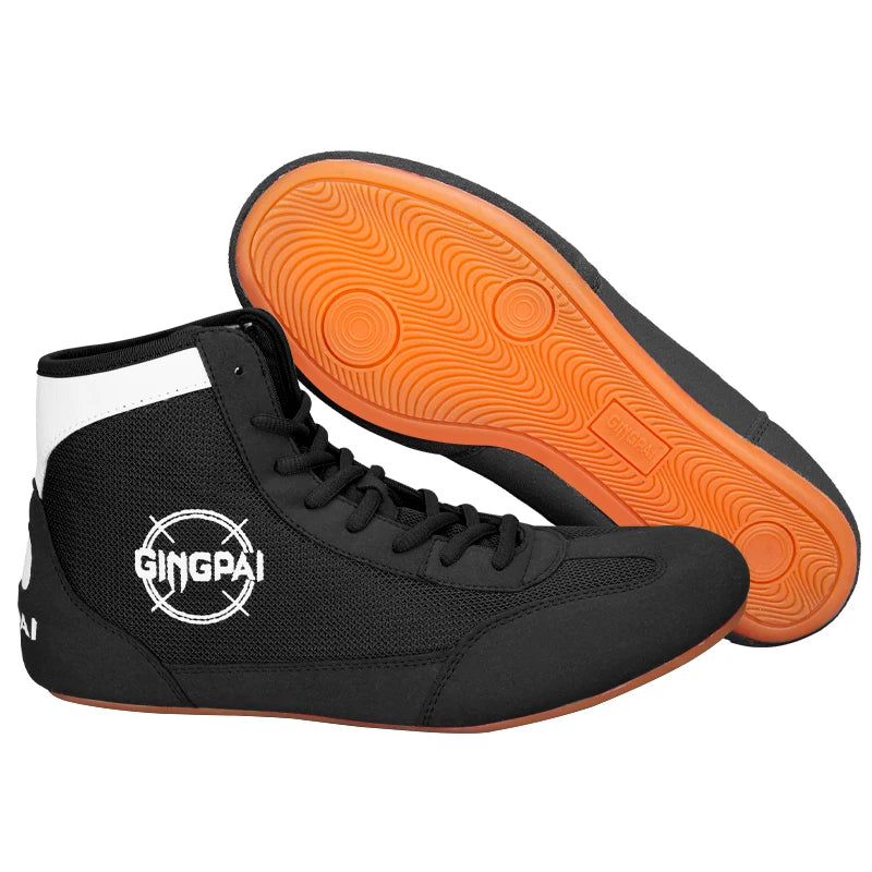 Professional Men Women Wrestling Boots/shoes