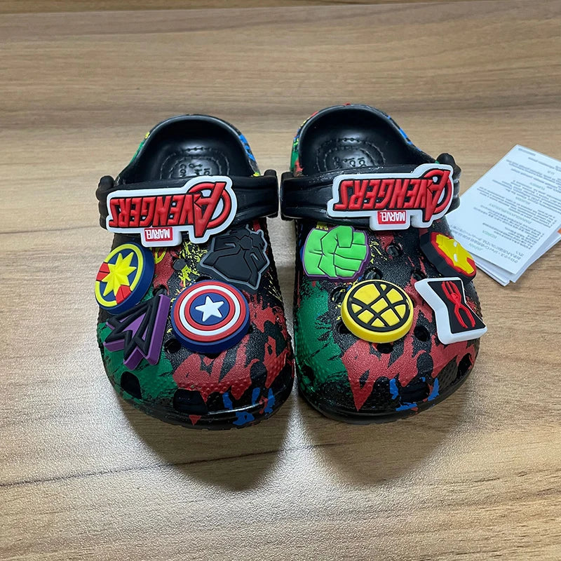Hole Sandals Slippers Kawaii Eva Anime Home Shoes Outdoor Casual Breathable Beach Shoes Summer Slippers For Kids Gift