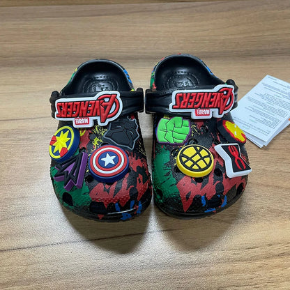 Hole Sandals Slippers Kawaii Eva Anime Home Shoes Outdoor Casual Breathable Beach Shoes Summer Slippers For Kids Gift
