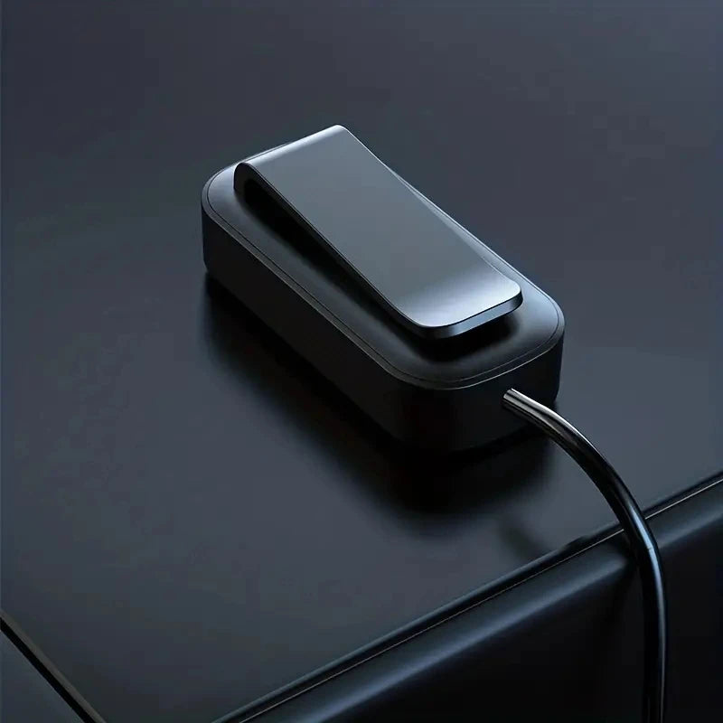 Fast Car Charger 6-Port Expansion Type-C 2-USB 1.5m Extension Cable Anti-Slip Clamp