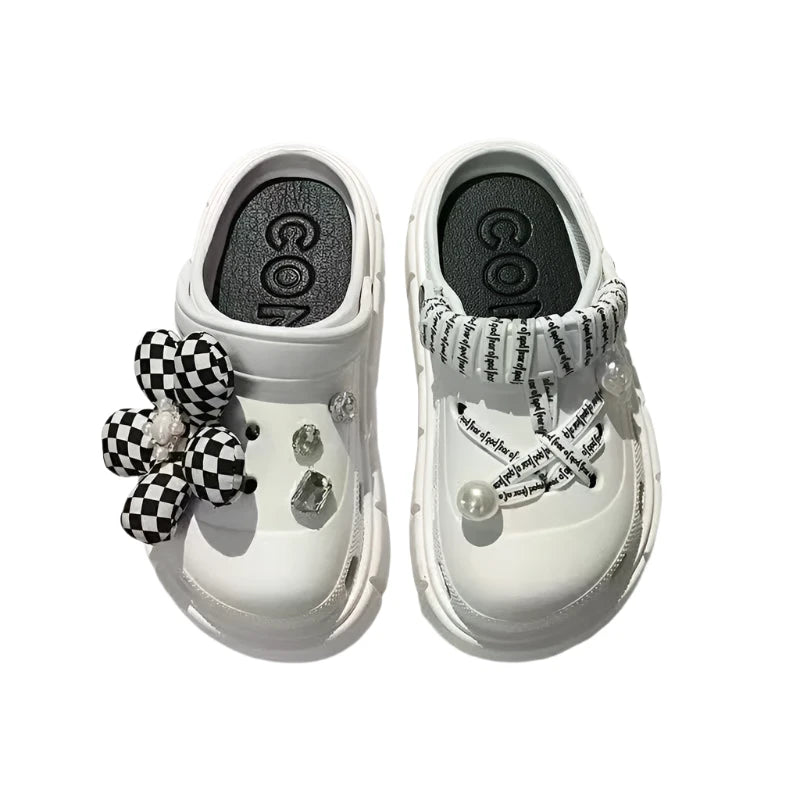 Platform Slippers Summer Women's Sandals 6cm Wedges Ladies Outdoor Clogs Thick Street Beach Slides Girls Flip Flops Garden Shoes