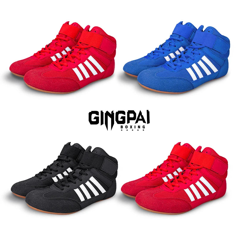 GINGPAI Training Wrestling Men female Fitness Boxing Shoes
