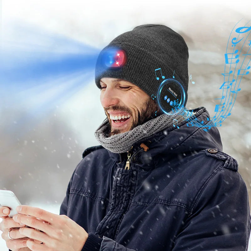 Wireless Bluetooth music knitted hat