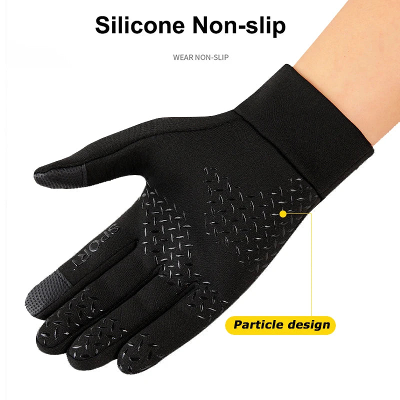 Winter Warm Gloves Touch Screen Windproof Cold-proof Cycling, Men's Women's Running, Hiking Skiing Gloves