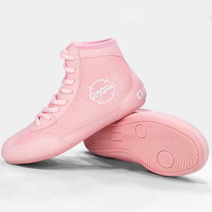 Professional Men Women Wrestling Boots/shoes