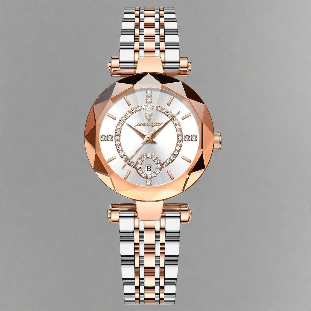 Luxury Watch For Women High-Quality Diamond Quartz Waterproof poedagar watch
