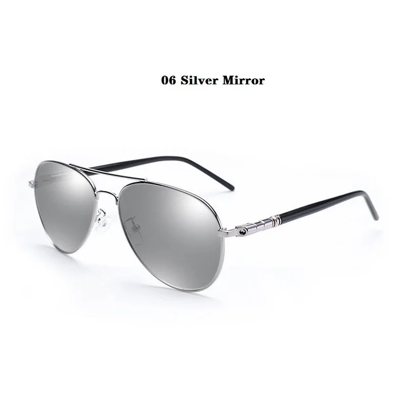 Luxury Pilot Polarized Sunglasses Men Women Driving Fishing Retro Sun Glasses Brand Designer Male Metal Sunglasses For Man UV400 - Beri Collection 