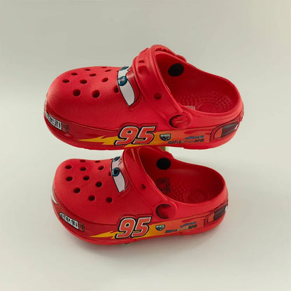High Quality Lightninged Mcqueens Cartoon Solid Waterproof Outdoor Sandals Breathable EVA
