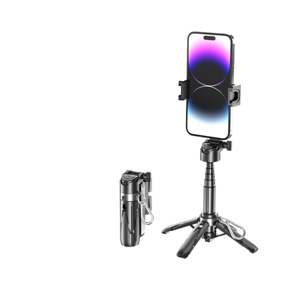 Mini Bluetooth Portable Telescopic Multifunctional Tripod Phone Selfie Stick