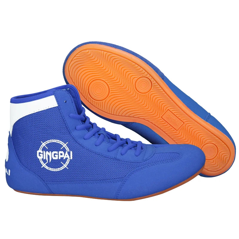 Professional Men Women Wrestling Boots/shoes