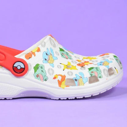 Cute Pok é mon Soft soled Outdoor Beach Shoes Anti slip Children's Clog