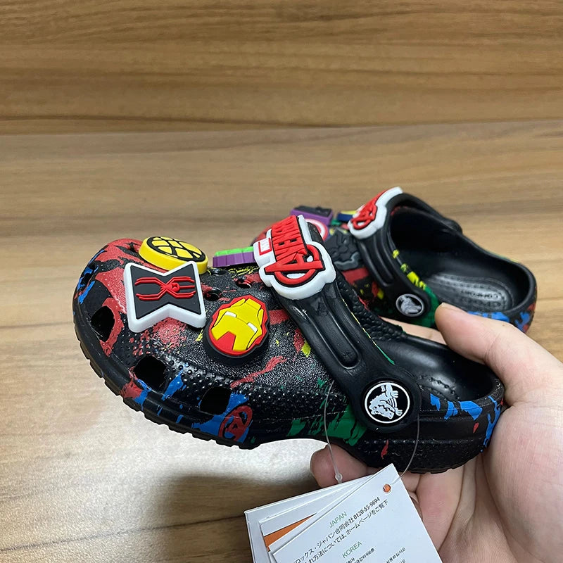 Hole Sandals Slippers Kawaii Eva Anime Home Shoes Outdoor Casual Breathable Beach Shoes Summer Slippers For Kids Gift