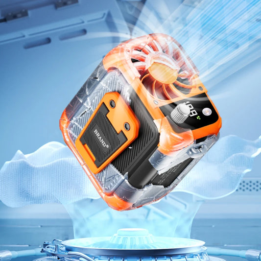 Mini high-speed waist fan, bladeless USB hanging neck fan