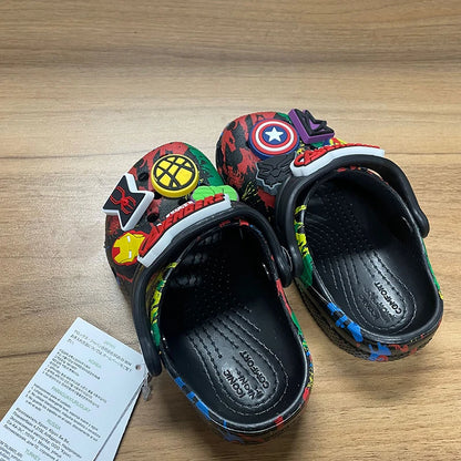 Hole Sandals Slippers Kawaii Eva Anime Home Shoes Outdoor Casual Breathable Beach Shoes Summer Slippers For Kids Gift