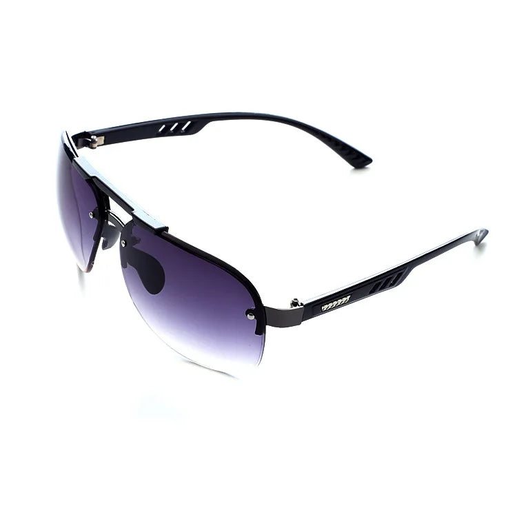 Sunglasses UV 400 Vintage Punk Rimless Rectangle Men Fashion Glasses Trendy Small Frame Sun Glasses Frameless Eyewear - Beri Collection 