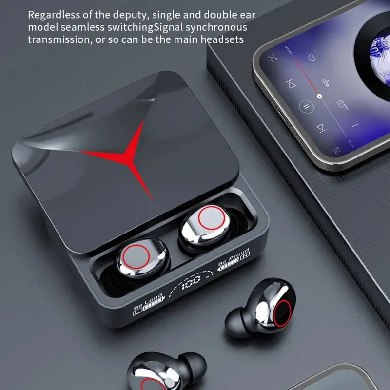 TWS M90 5.3 Sport Earbuds with Mic Wireless Headset For iPhone Xiaomi