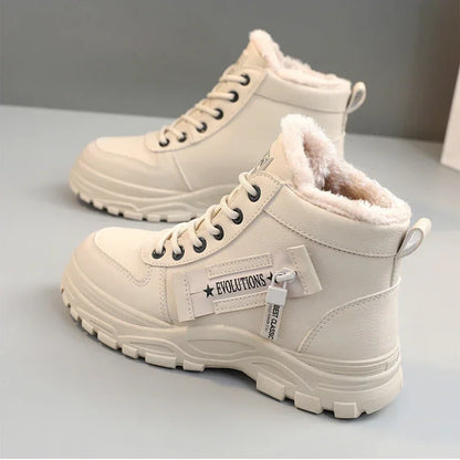 Winter Snow Boots for Women Casual High-top Shoes Warm Womens Sneakers Platform Ankle Boots Plus Size 45 Zapatillas De Mujer New - Beri Collection 