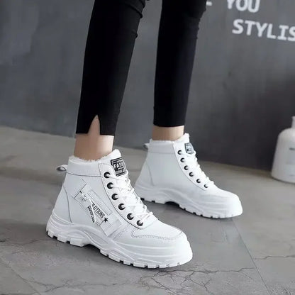 Winter Snow Boots for Women Casual High-top Shoes Warm Womens Sneakers Platform Ankle Boots Plus Size 45 Zapatillas De Mujer New - Beri Collection 