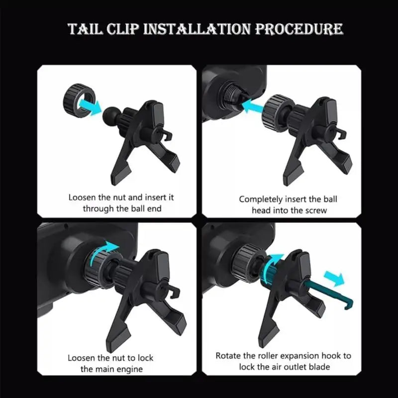 Wireless Fast Car Charger Mount Gravity Phone Holder For Automatic Rotating Phone Charging Stand - Beri Collection 