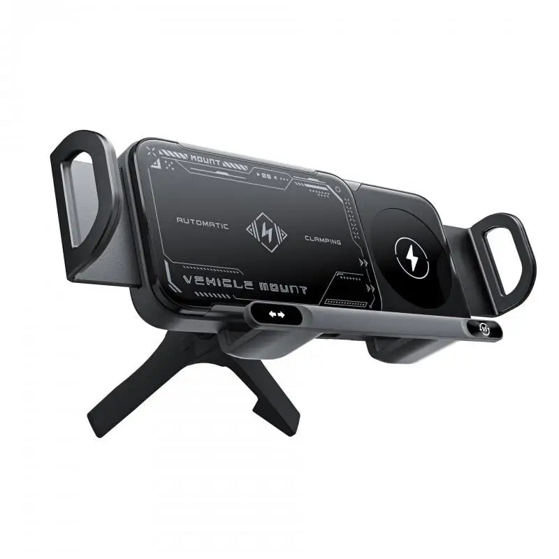 Wireless Fast Car Charger Mount Gravity Phone Holder For Automatic Rotating Phone Charging Stand