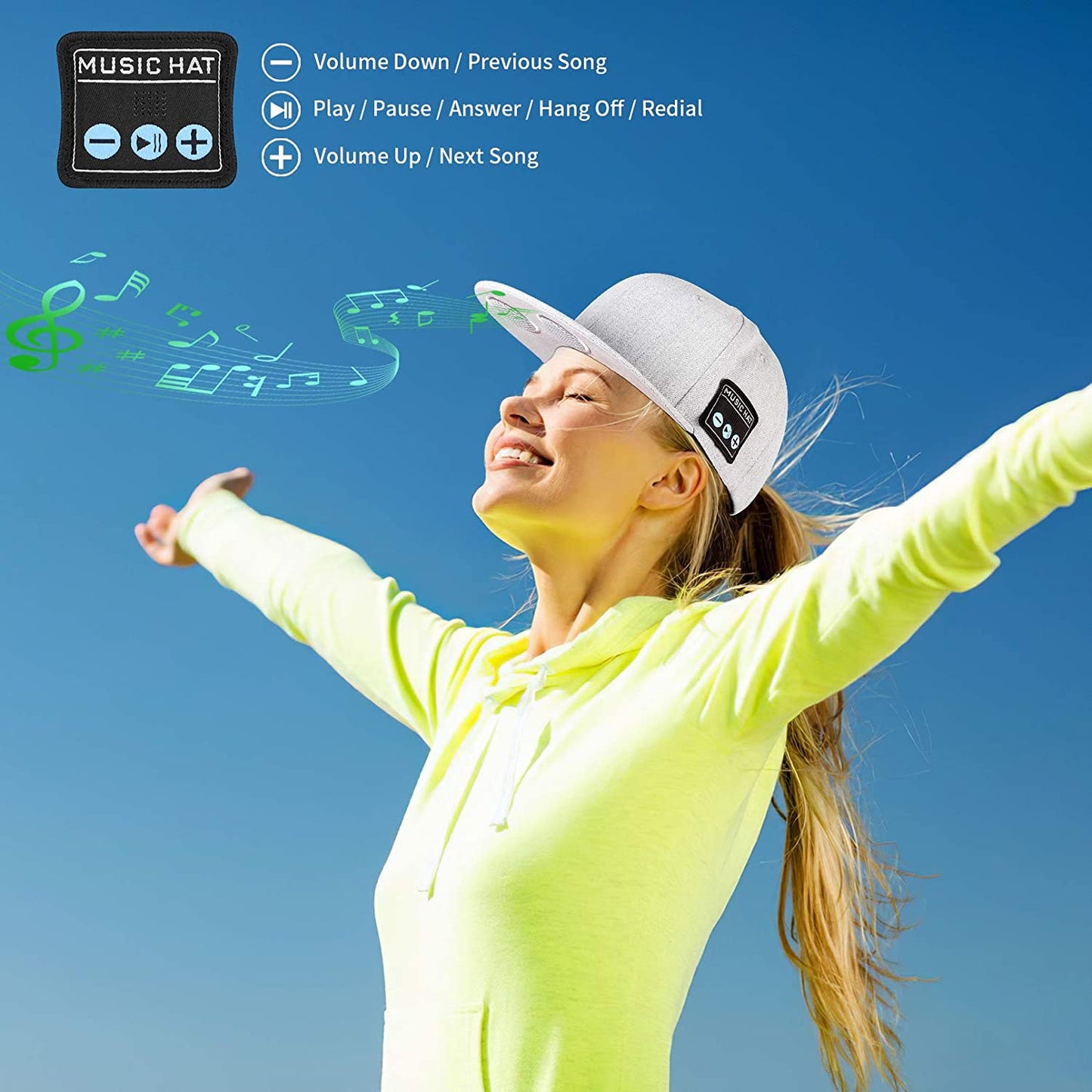 Hat with Bluetooth Speaker - Beri Collection 