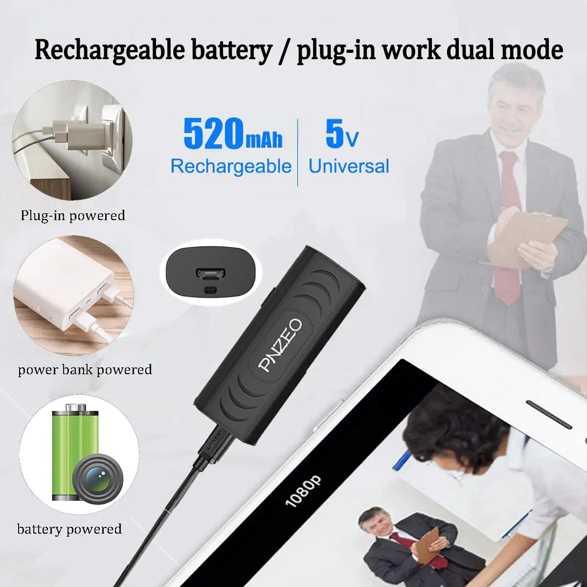 Wireless Wi-fi Security Hidden Camera
