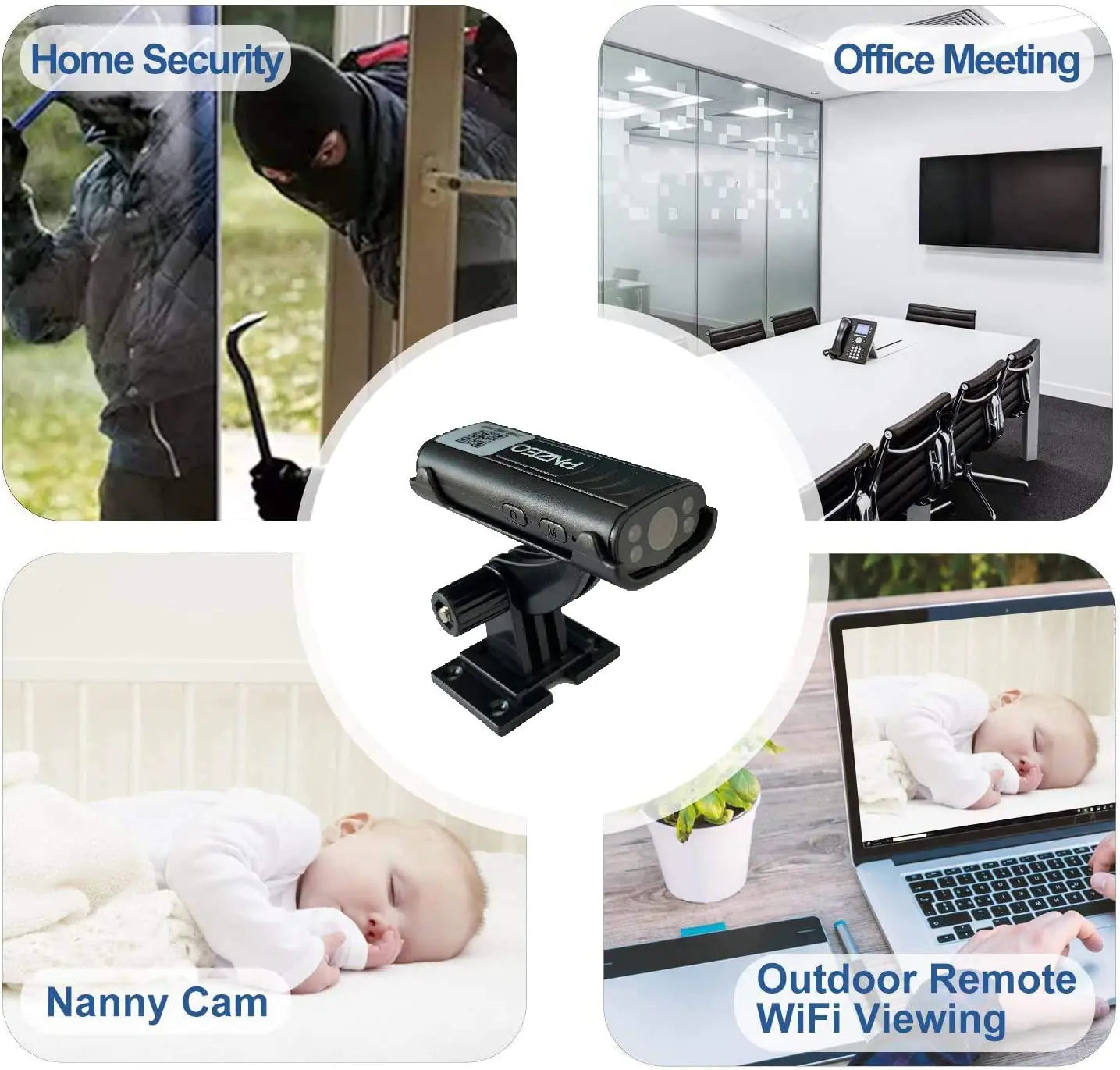 Wireless Wi-fi Security Hidden Camera